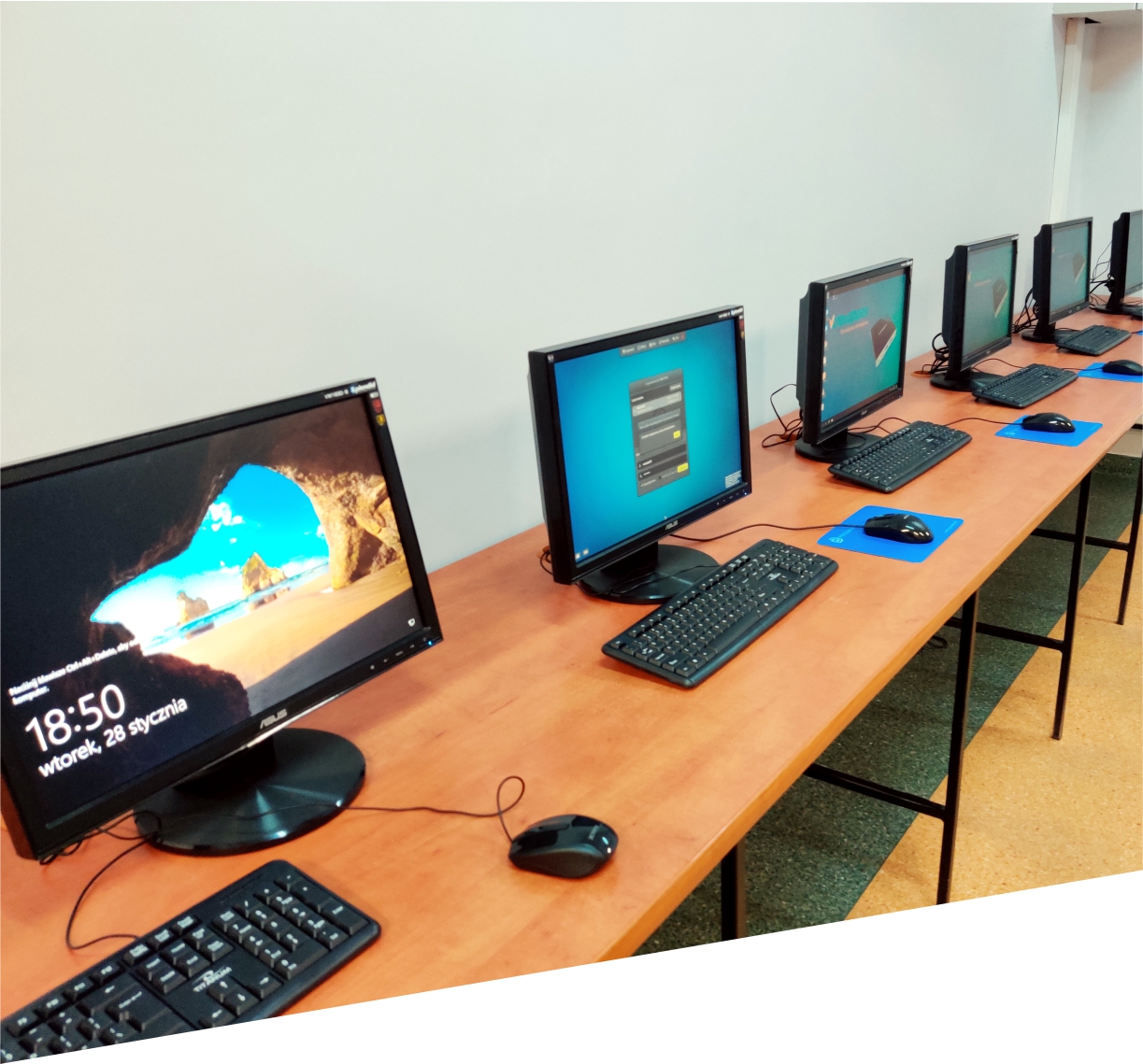 Terminale komputerowe vCloudPoint w polskiej szkole